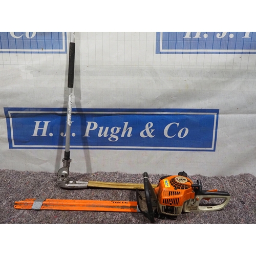 468 - Stihl HS45 hedgecutter and combi hedgecutter attachment