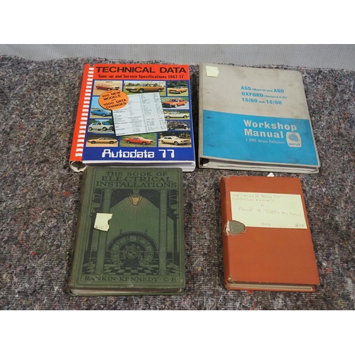 492 - Workshop manuals and technical hardback books