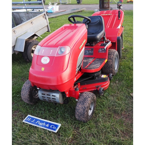 159 - Countax C300 petrol garden tractor c/w grass collector