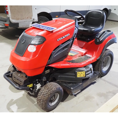 227 - Countax C80 ride on mower. Key in office