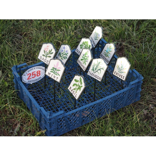 258 - Herb stakes - 10