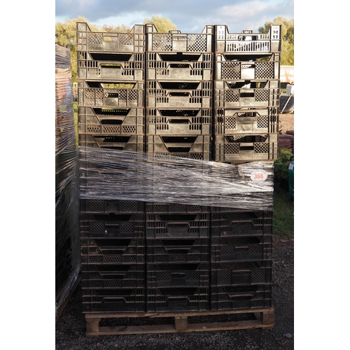 366 - Pallet of stacking trays