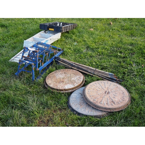 393 - Manhole covers, ladders, ramps, etc.