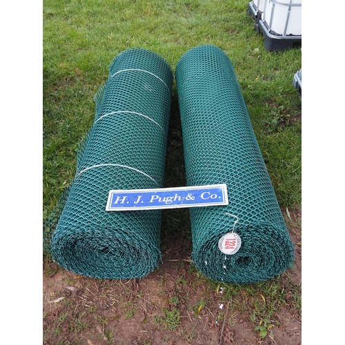 1324 - Green plastic mesh rolls - 2