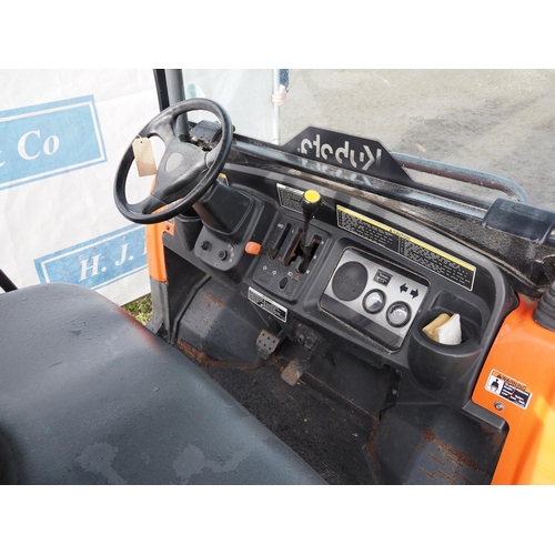 1401 - Kubota RTV 900 4X4 2007. Property of a deceased estate. Runs, drives and tips. Key in office