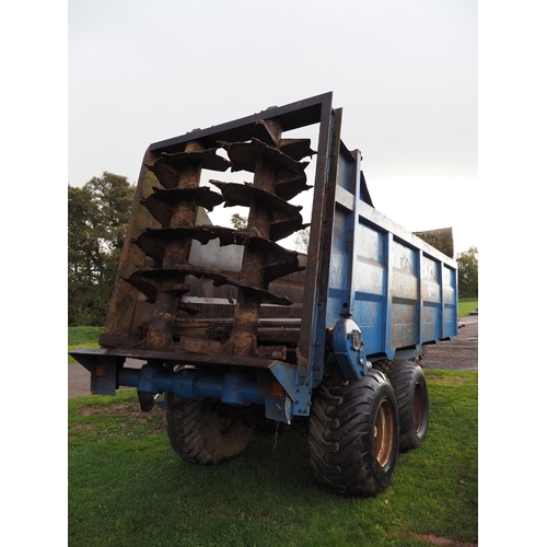 1448 - Richard Western 15 ton twin axle muck spreader