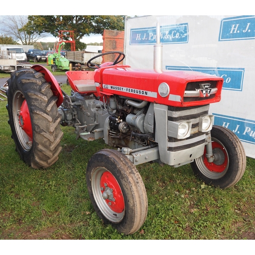 1469 - Massey Ferguson 130 tractor. Running order. Key in office