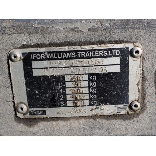 1527 - Ifor Williams GH146BT-3 triaxle trailer