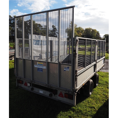 1530 - Ifor Williams LM126G twin axle caged trailer