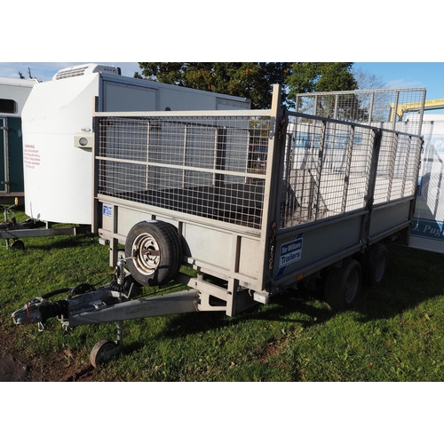 1530 - Ifor Williams LM126G twin axle caged trailer