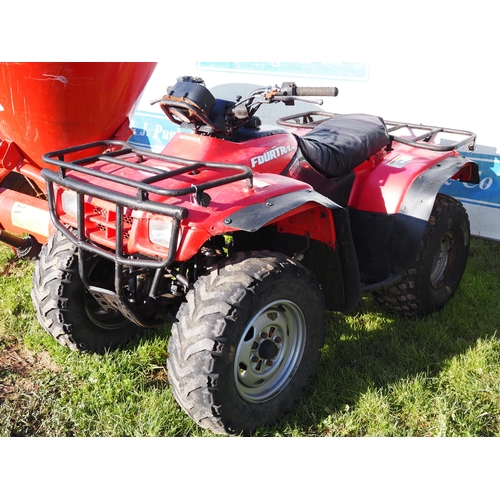 1536 - Honda Fourtrax quad bike. V5 and key in office