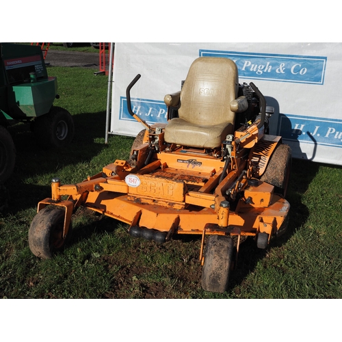 1547 - Scag Sabre Tooth Tiger front end mower. Model no. SMST-61A. S/No. 7810099. 1400 Hours showing. Key i... 