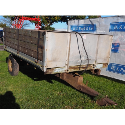 1550 - Single axle tipping trailer 10ft