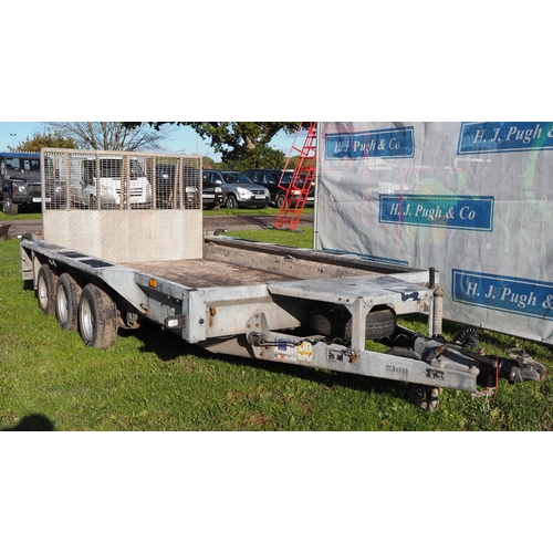 1552 - Ifor Williams 12 x 6ft tri axle trailer