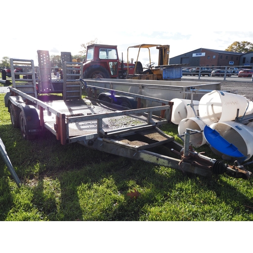 1559 - Twin axle Indespension trailer 10ft