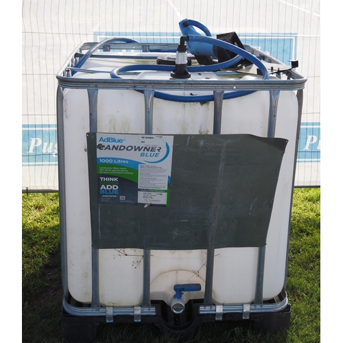 1595 - AdBlue 1000 litre tank