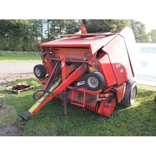 1604 - Welger RP 200 baler, off farm