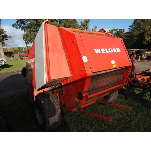 1604 - Welger RP 200 baler, off farm