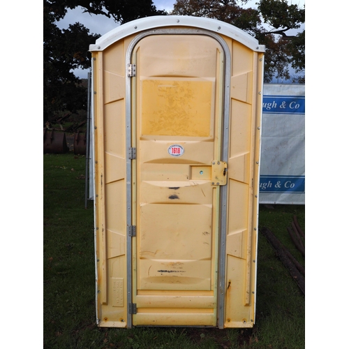 1618 - Porta loo c/w free first empty