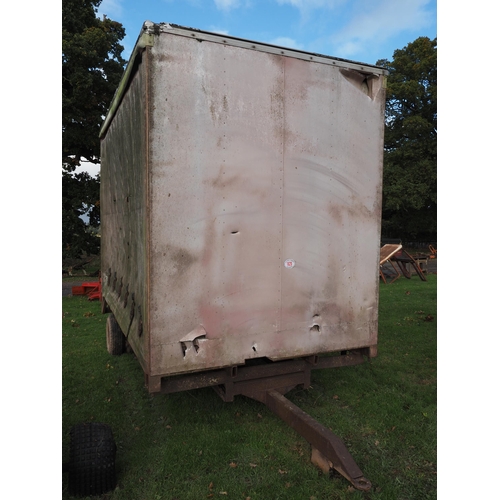 1620 - Single axle curtain side trailer. 14ft