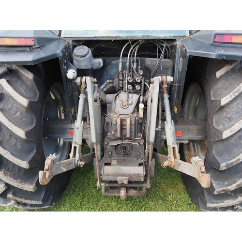 1435 - Massey Ferguson 3065 tractor with snoop nose bonnet. Runs and drives, new tyres all round, 9663 hour... 