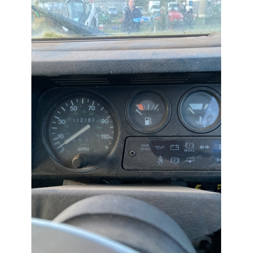 1430 - Land Rover Defender 90. Runs and drives. Showing 112,187 miles. Reg. E45 DRS. Key in office. V5 to f... 