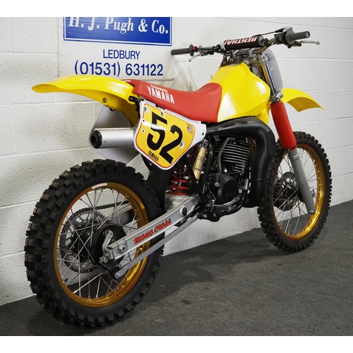 849 - Yamaha 490cc motocross bike. 
Engine turns over with compression, last ridden in 2000 and has been f... 