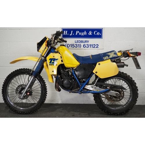 999 - Suzuki TSX 125 motocross bike. 1985. 125cc.
Frame No. SF13A-108380 
Runs and rides. Was previously a... 