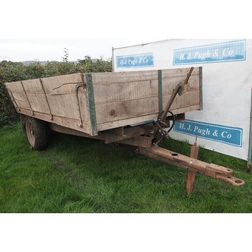 74 - Massey Ferguson 3 tonne single axle tipper trailer 10ft x 6ft