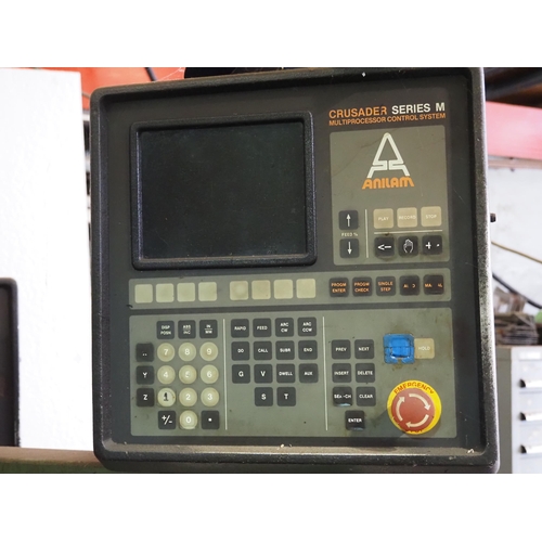 118 - Avon 2200 CNC vertical milling machine with crusader series M control system. Spindle is 3400 RPM, t... 