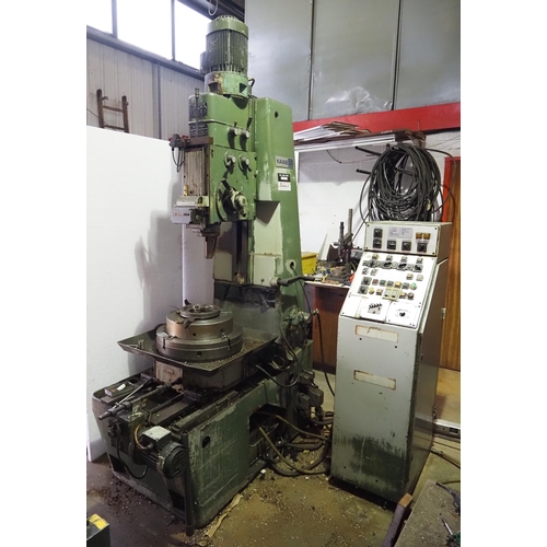 130 - Kavab pitch circle frill. C/w control box, working order, 3 phase. Type B35AR. SN. 23773400