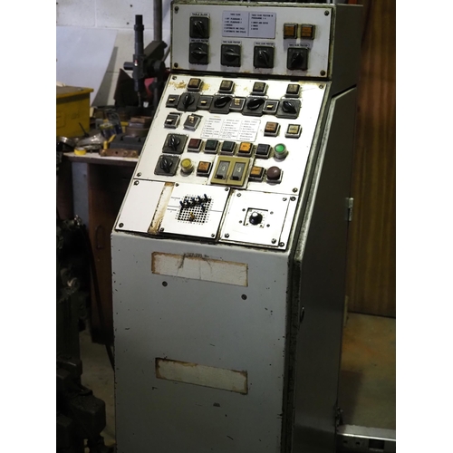 130 - Kavab pitch circle frill. C/w control box, working order, 3 phase. Type B35AR. SN. 23773400