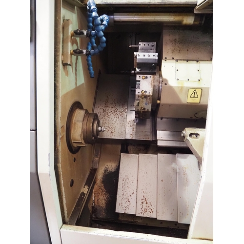 131 - Hardinge conquest T42 super precision machine tool. C/w 18T Fanuc controller, metal cabinet of milli... 