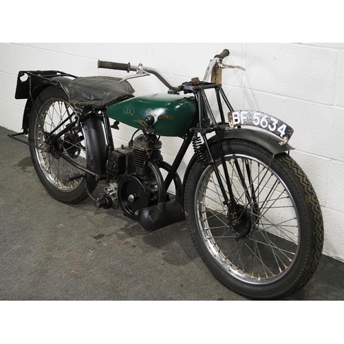 1015 - Royal Enfield Model A motorcycle project. 1930. 248cc. 
Engine No. 2809
Part restored project, engin... 