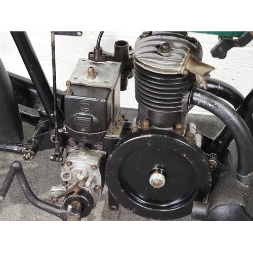 1015 - Royal Enfield Model A motorcycle project. 1930. 248cc. 
Engine No. 2809
Part restored project, engin... 