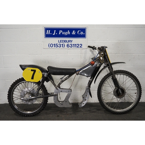 904A - BRM Grasstrack motorcycle rolling chassis. No docs.