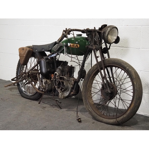 1022 - BSA HB21 motorcycle project. 1937. 249cc
Frame no. HB207515
Engine no. HB212431
Comes with assorted ... 