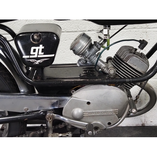 1027 - Moto Guzzi Dingo GT motorcycle. 1968. 49cc
Frame no. CMC12NH
Engine no. 67
Runs, last ridden in Aug ... 