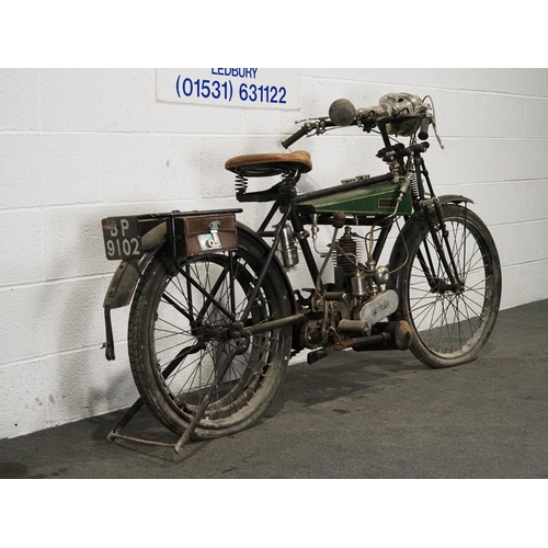 899 - Sirrah 2 SP Tourer motorcycle. 1924. 211cc
Good restoration project. Comes with copies of Sirrah sal... 