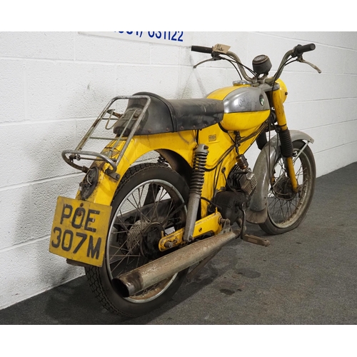 1028 - Puch V250 moped. 1973. 49cc. Not ridden since 1976.
Engine has compression. Good project.
Reg. POE 3... 