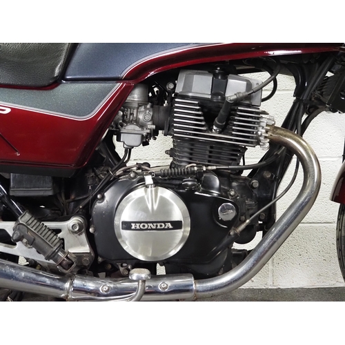 1036 - Honda CB450 DX K motorcycle. 1992. 447cc
Frame no. PC149101212
Engine no. PC14E9106558
Runs and ride... 