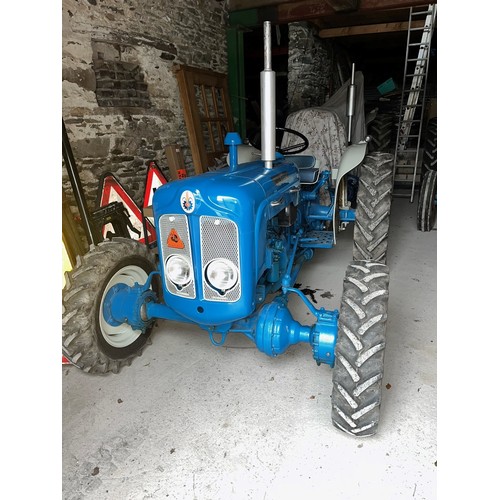 511 - Roadless Dexta tractor, 1964. Runs and drives. In very good condition, restored. Genuine UK Roadless... 