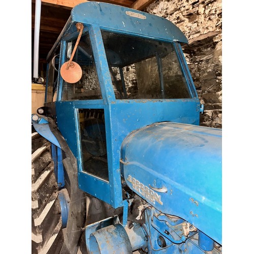 512 - Fordson Major DKN tractor, 1952. Petrol/paraffin. In very good condition. Fitted with Winsam cab