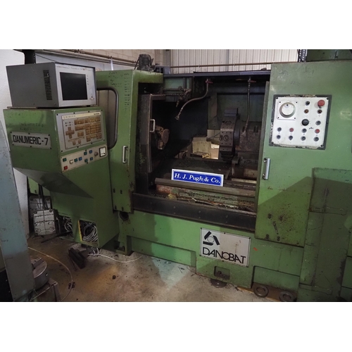 154 - Danumeric - 7 CNC lathe with Sinumerik control system. Refitted with Euroform axis drives. Approx. w... 