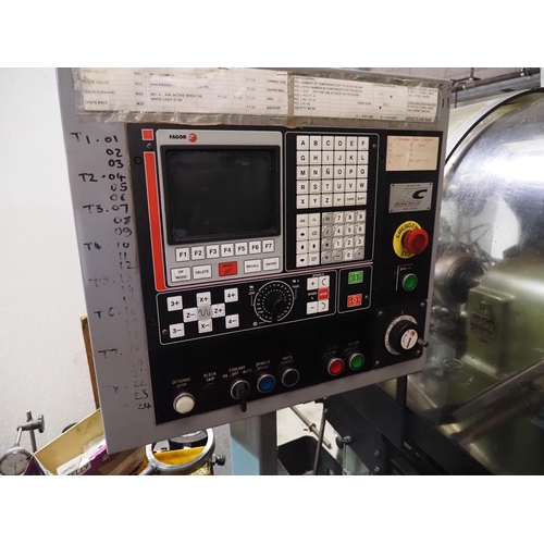 159 - Hardinge NNC CNC lathe. Retrofitted with Fagor control system by KC Machine Tools. C/w 5C collets, 8... 