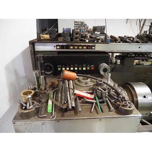 161 - Gallicop semi auto copy lathe. Has 600mm between centres and 210mm diameter maximum swing. Rapid tra... 