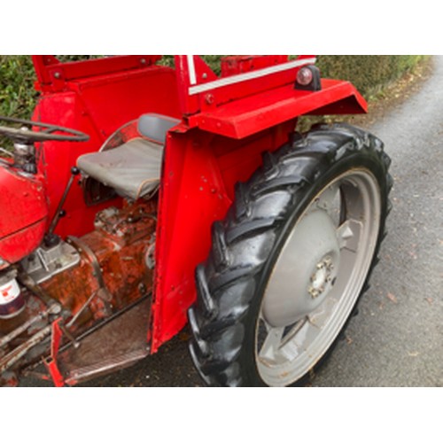 516 - Massey Ferguson 135 Multi-Power tractor, 1968. 
 With swept axle and Lambourn cab