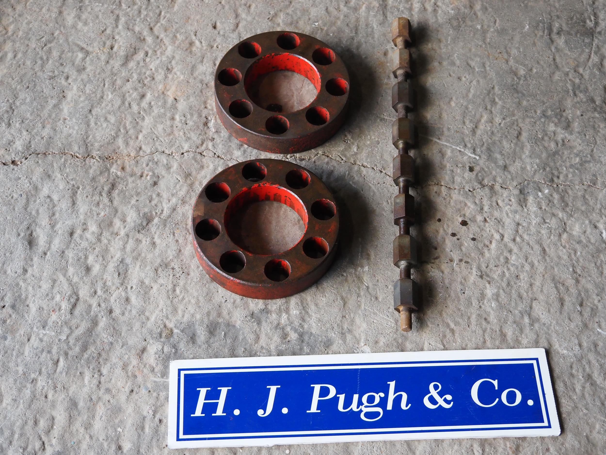 Pair Of Massey Ferguson Dual Wheel Spacers 