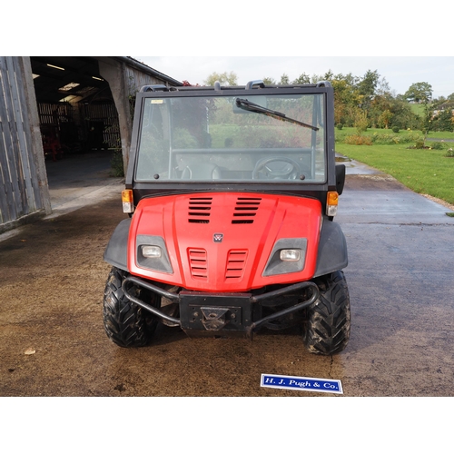 561 - Massey Ferguson MF20MD diesel utility vehicle. 2007. Showing 895 hours. Runs. Reg. VX57 HXK. No docs