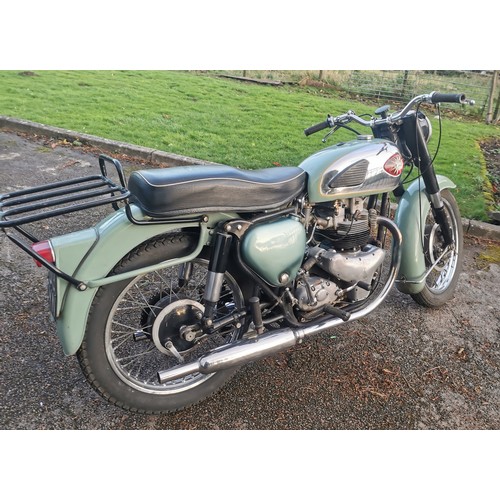 1055 - BSA A7 Shooting Star motorcycle. 1961. 500cc
Frame no. CA720013
Engine no. CA7SS5198
Engine turns ov... 